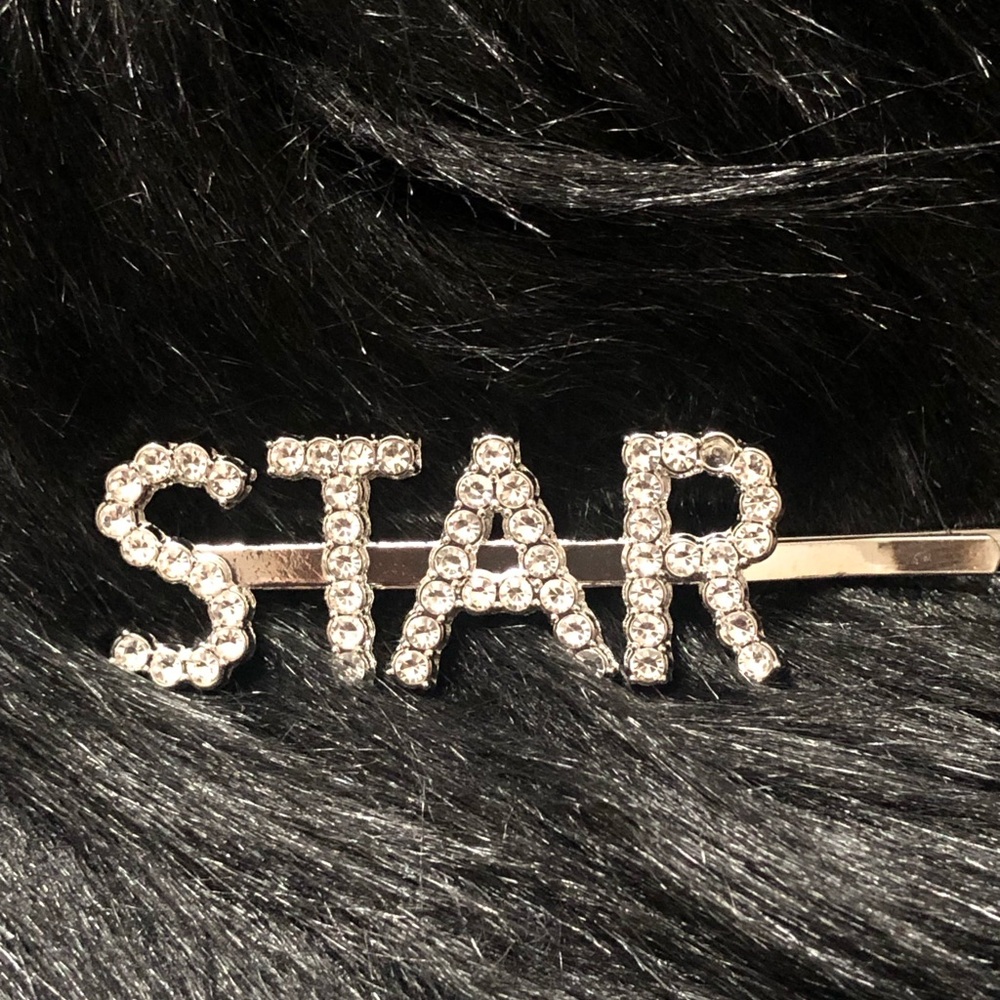 STAR Hair Pin - Silver Tone